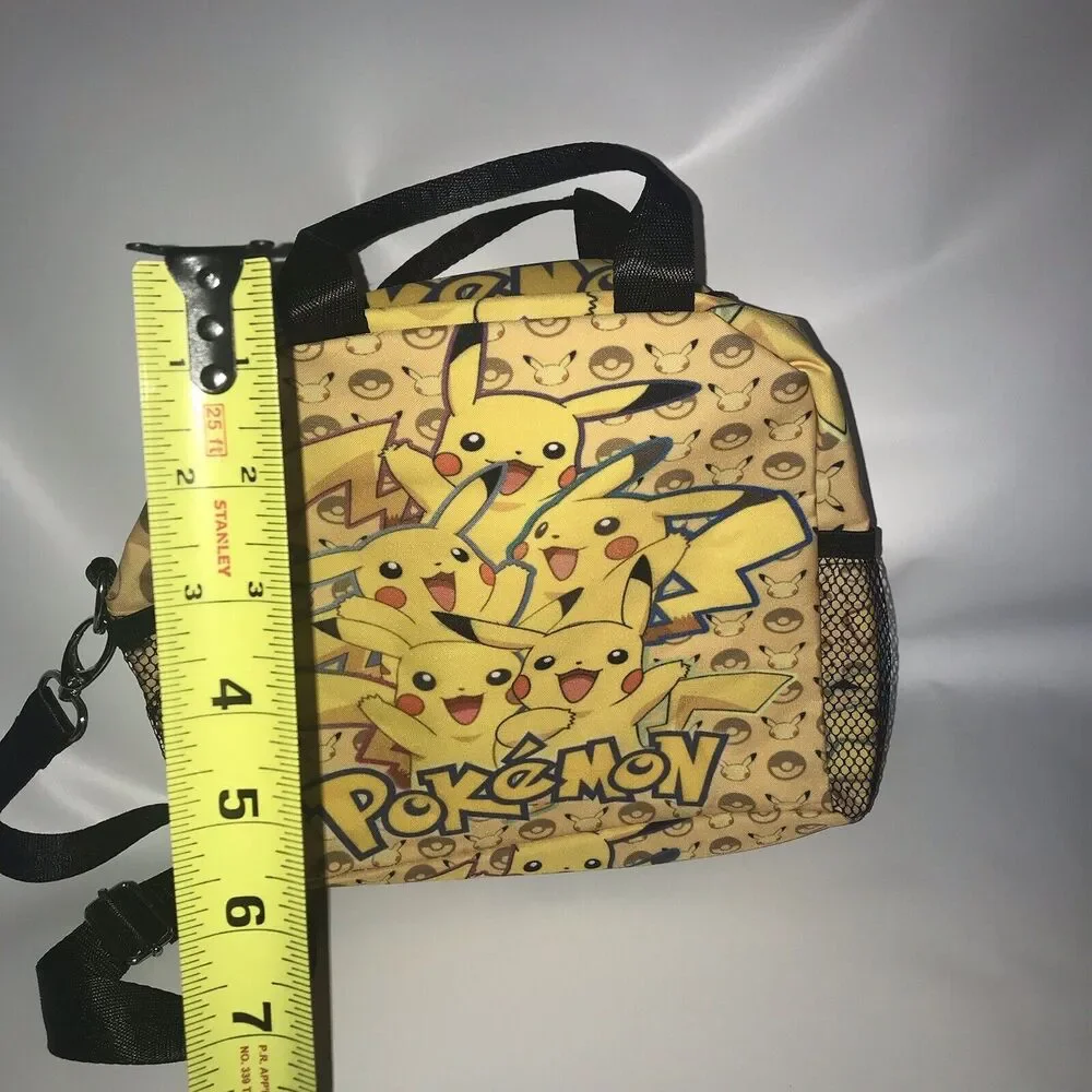 Pokemon Lunch Bag Pikachu Furren Anime Insulated Lunch‎ Box Leakproof Cooler